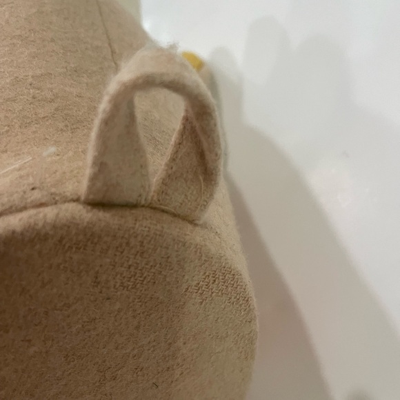 Giraffe Head 3D Wall Hanging Stuffed Animal Plush Orange Biege - Picture 10 of 10